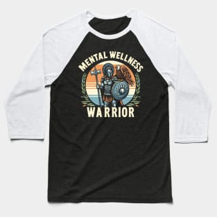 Mental Wellness Warrior, Memorial Day Baseball T-Shirt